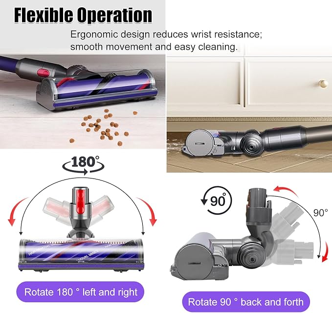 Upgrade Anti-Tangle Motorhead for Dyson V7 V8 V10 V11 V15 SV10 SV11 SV12 SV14 - Image 6