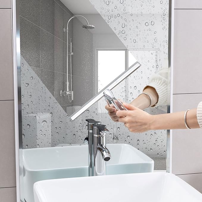 Ettori Shower Squeegee for Glass Door, Squeegee for Shower Glass Door, Window - Image 5