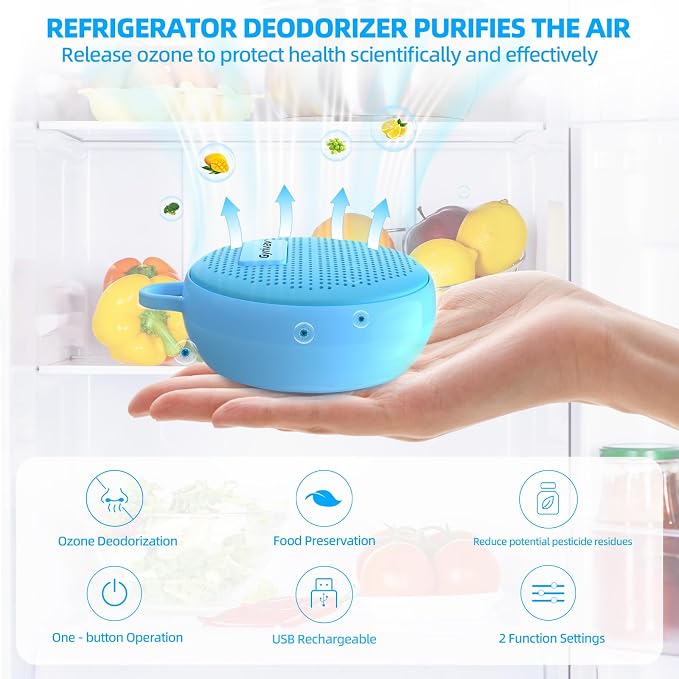 Refrigerator Deodorizer, Rechargeable Deodorizer, Fridge Deodorizer, Air - Image 2