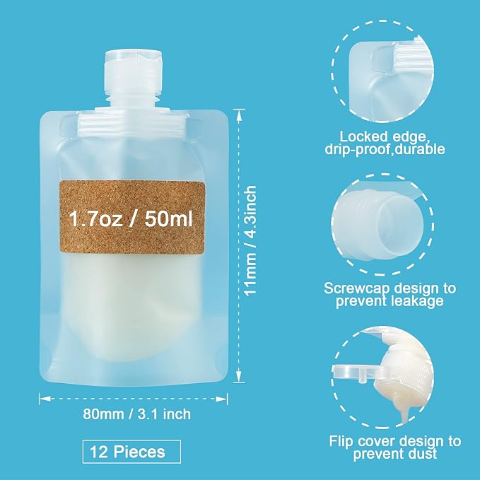 TailaiMei 12 Pieces Travel Pouches - Image 2