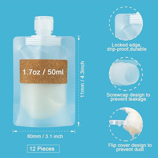 TailaiMei 12 Pieces Travel Pouches - Image 2