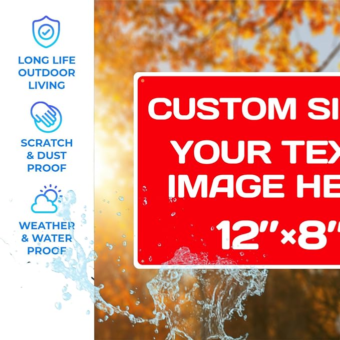 Personalized Aluminum Weatherproof Metal Sign - Image 4