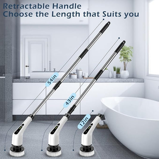 Electric Spin Scrubber, Cordless Cleaning Brush Scrubber - Image 2