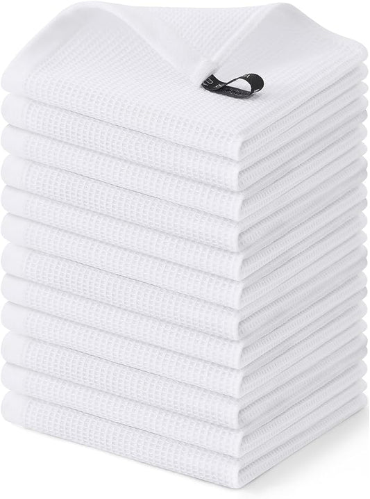Homaxy 100% Cotton Waffle Weave Dish Cloths by Homaxy
