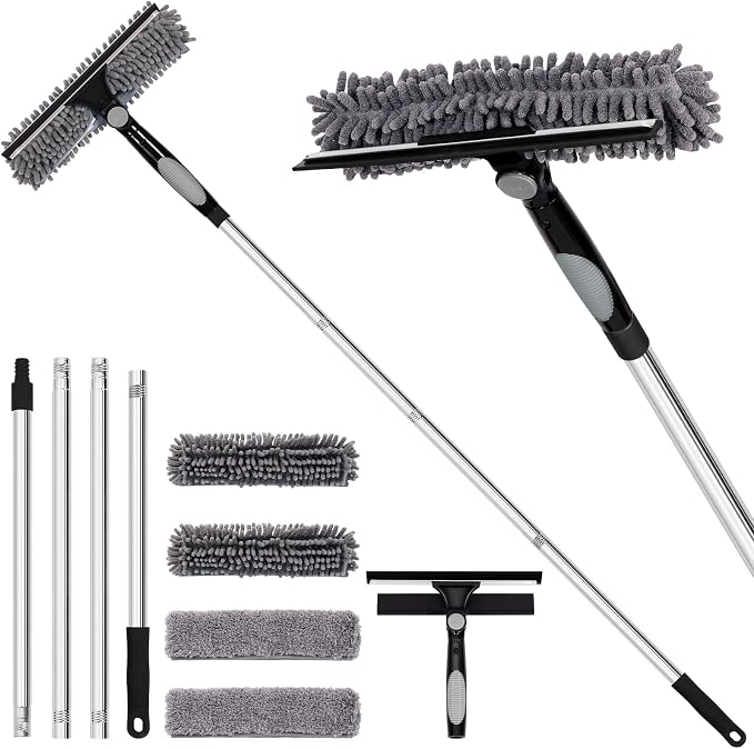 Professional 72'' Window Squeegee Cleaning Washing Tool/Kit by TIMIVO