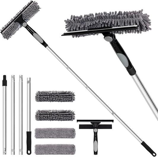 Professional 72'' Window Squeegee Cleaning Washing Tool/Kit by TIMIVO