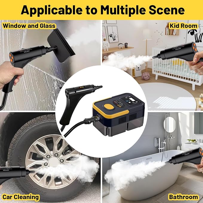 Steam Cleaners, 2500W High Pressure Steamer - Image 7