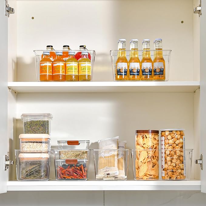 12 Pack Middle Organizers and Storage, Pantry Organization and Storage Bins - Image 6