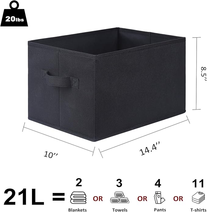 WUIKE Foldable Fabric Storage Bins - Image 2