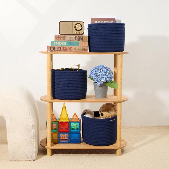 Small Basket for Organizing | Cube Shelf Closet Storage Baskets | 9.7×9.7×7.1” - Image 6