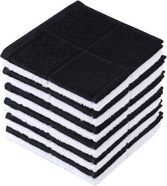 Glynniss Dishcloths Kitchen Highly Absorbent Dish Rags 100% Cotton Dish Cloths by Glynniss