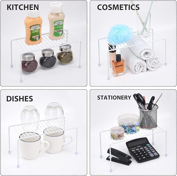 Kitchen Shelves, Cabinet Organization Mini Storage Shelf, Storage Rack Organizer - Image 2