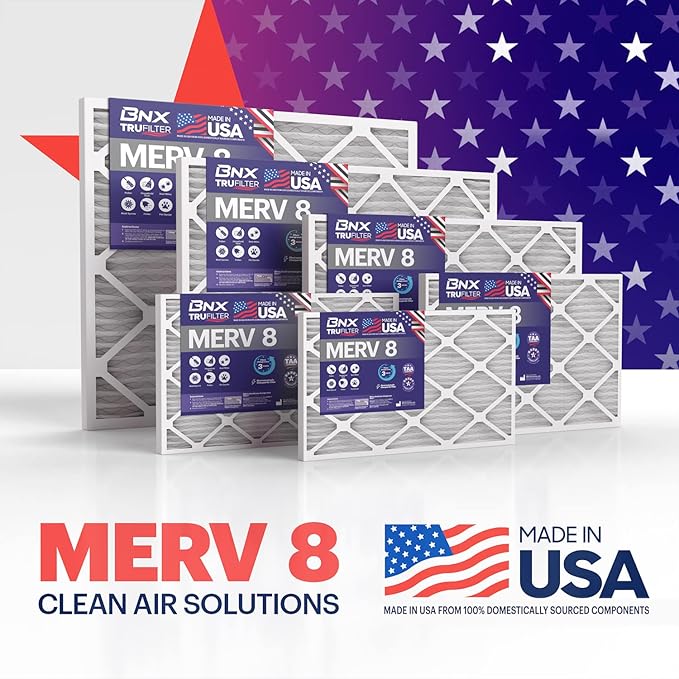 BNX TruFilter 20x22x1 Air Filter MERV 8 - Image 8