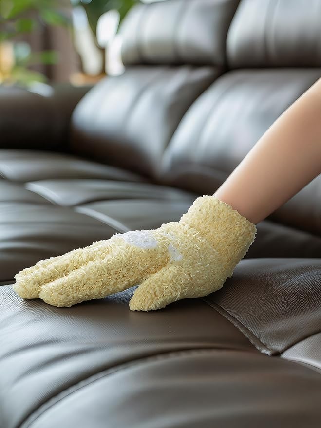 Patelai 3 Pairs Microfiber Plant Dusting Gloves Leaf Cleaning Gloves - Image 6