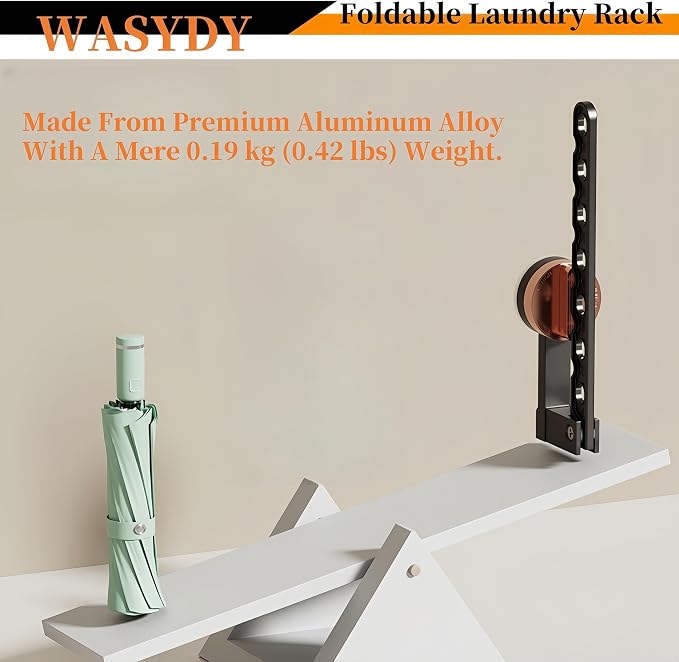 Wall Mounted Clothes Drying Rack, Laundry Dryer Hanger - Image 4