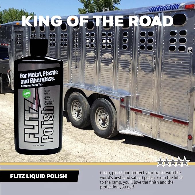 Flitz Multi Purpose Metal Polish Liquid - 16oz Bottle of USA-Made Tarnish - Image 6