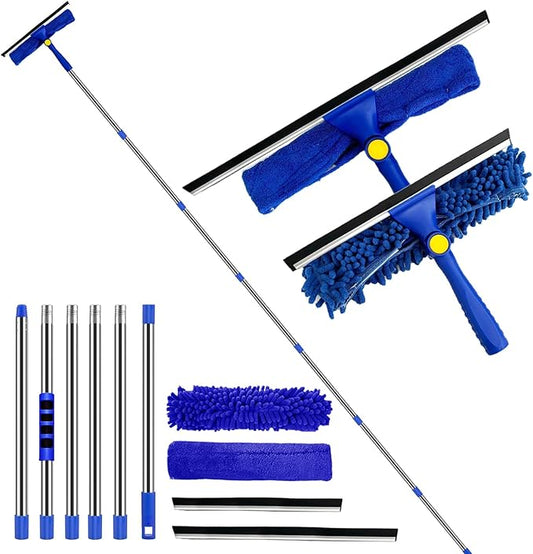 Window Squeegee Cleaner Tool Set, 3-in-1 Window Cleaning Kit by Unknown