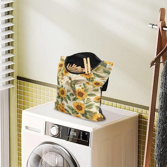 Hummingbird Laundry Clothespin Bag Clothespin Storage Hanger Bag - Image 3
