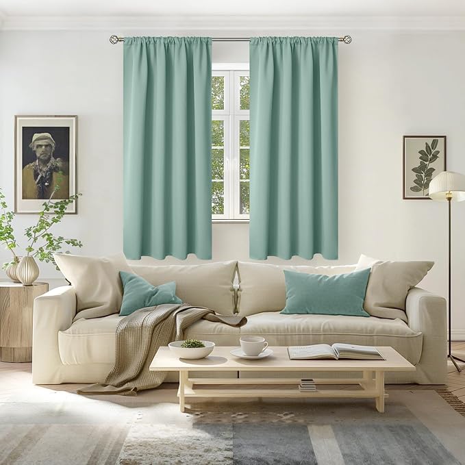 BGment Light Sage Blackout Curtains - Image 2