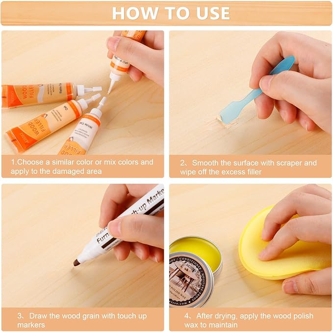 Wood Furniture Repair Kit - Image 5