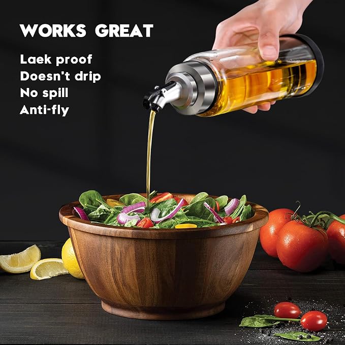 Olive Oil Dispenser Bottle for Kitchen Shatterproof Glass Bottle - Image 3