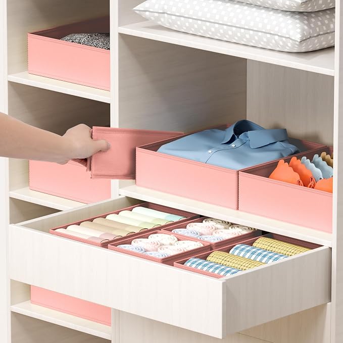 DIMJ Drawer Organizer Clothes - Image 7