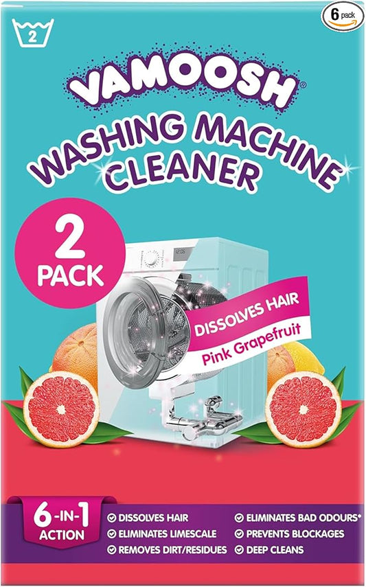 Vamoosh 6-in-1 Washing Machine Cleaner | Dissolves Pet Hair | Prevents Blockage by Vamoosh