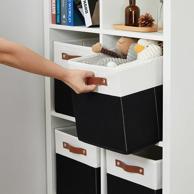 DULLEMELO Storage Cubes 11 inch, Cube Storage Bins - Image 5