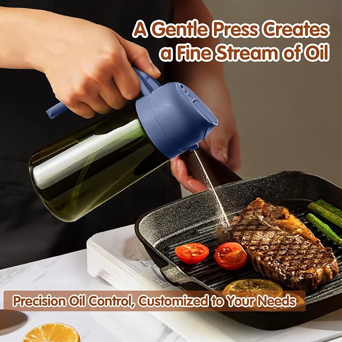 YARRAMATE 2Pcs 16oz/470ml Dark Green Oil Sprayer - Image 5