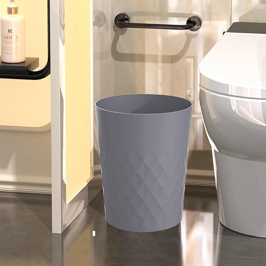 1.8 Gallon Small Trash Can 2 Pack Bathroom Garbage Can Waste Basket Recycling - Image 5