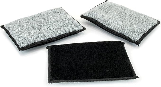 Autofiber Scrub Ninja Scrubber Sponge 3 pack Black and Grey by Autofiber