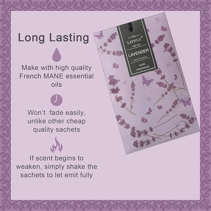14 Packs Lavender Scented Sachets - Image 2