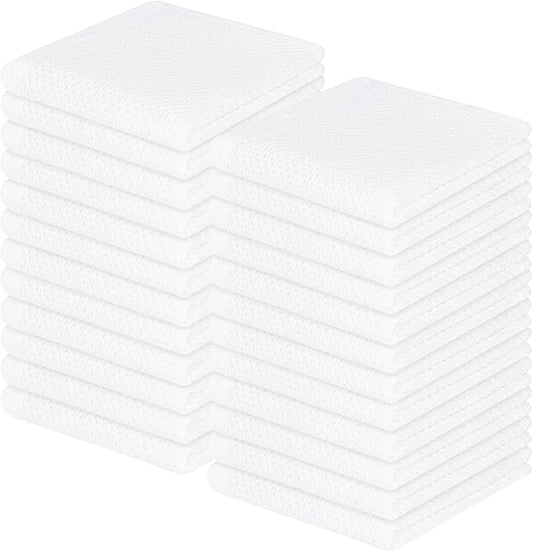 Homaxy 100% Cotton Waffle Weave Kitchen Dish Cloths, Ultra Soft Absorbent Quick by Homaxy