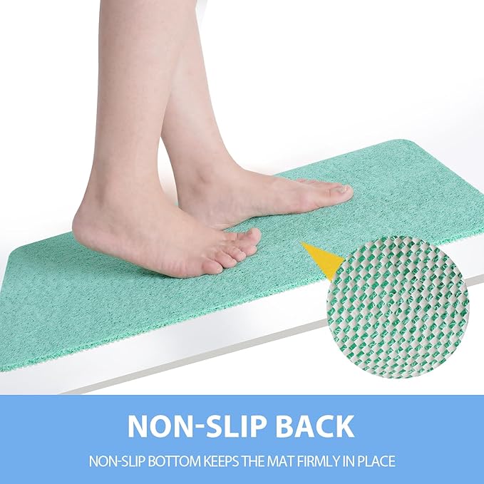 Non-Slip Bathtub Mat, 2 Pack Anti Slip Shower Mat, Fast Drying Bathtub Mats - Image 3