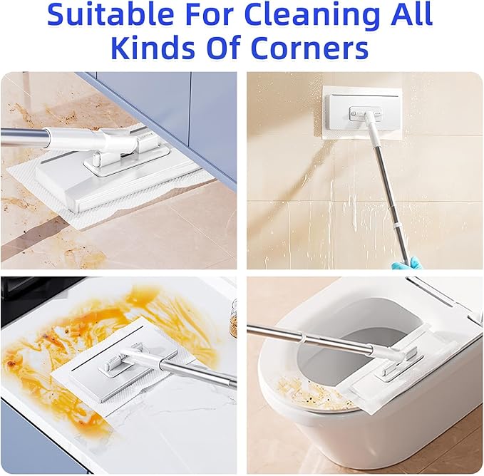 Mini Sweeper Mop No-Touch Dirty Cleaning Flat Dust Mop - Image 3
