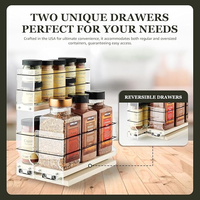 Vertical Spice Combo Spice Rack Drawer - Image 2