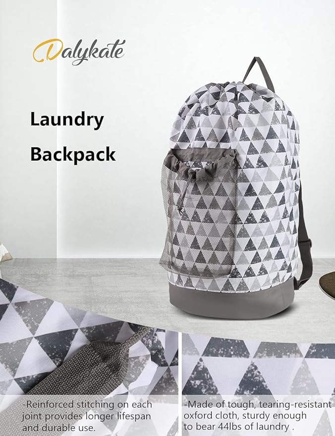 Dalykate Backpack Laundry Bag, Laundry Backpack - Image 5