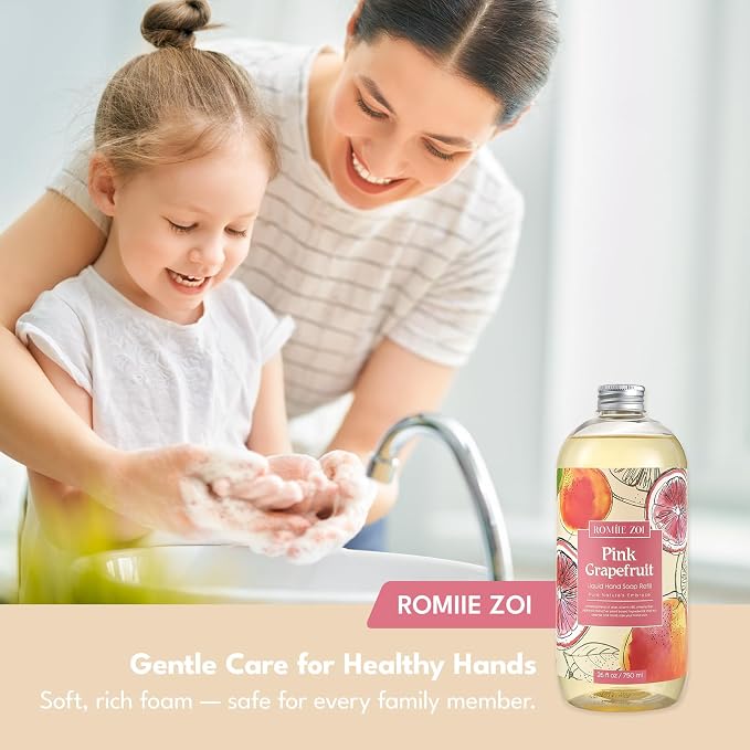 ROMIIE ZOI Liquid Hand Soap Refill Gift Set – 3 Pack, Biodegradable & - Image 6