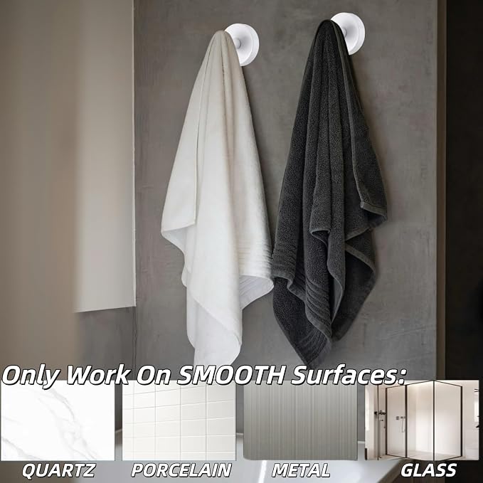 2025 Upgraded Stainless Steel Heavy Duty Suction Cup Hooks - Image 3