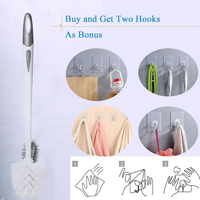 2 Pack Toilet Bowl Brush Without Holder - Image 6