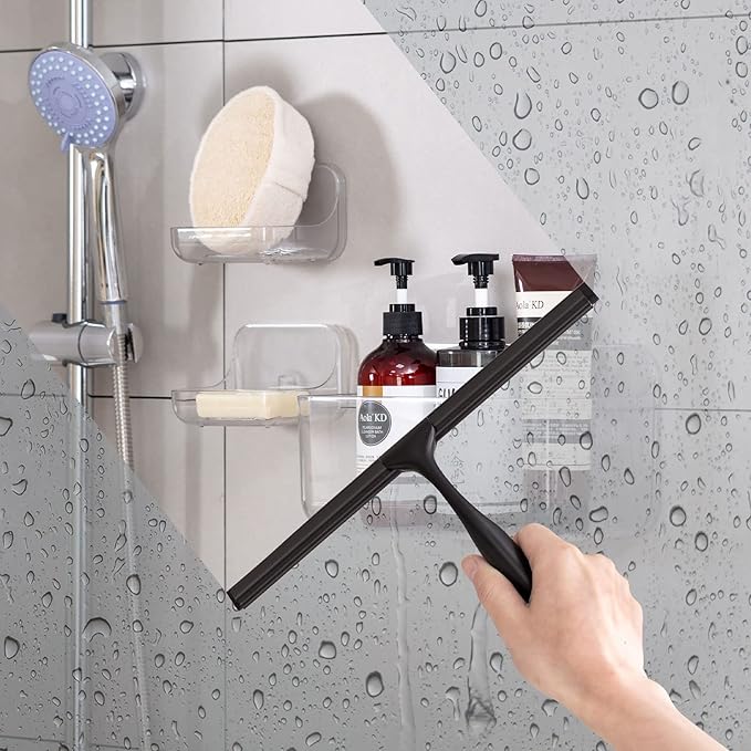 Ettori Shower Squeegee for Glass Doors, Squeegee for Shower Glass Door - Image 3