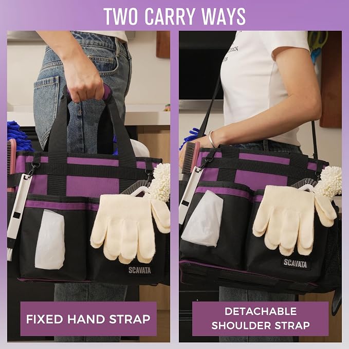 Compact Wearable Cleaning Caddy, Small Cleaning Caddy Supplies Organizer - Image 6