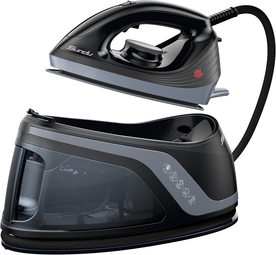 Sundu Iron Steamer for Clothes, 1600W Steam Station Professional Steam Iron For by Sundu
