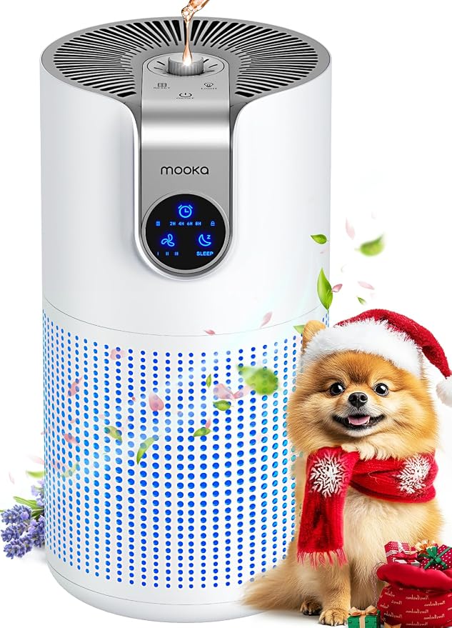 Air Purifiers for Home Large Room Up to 1500ft² by MOOKA
