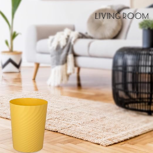 UUJOLY Plastic Small Trash Can Wastebasket, Garbage Container Basket - Image 6