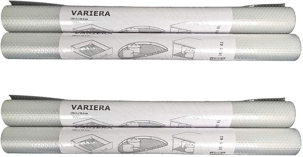 IKEA Variera Shelf Liner Drawer Mat, Clear (4 Pack, Clear)