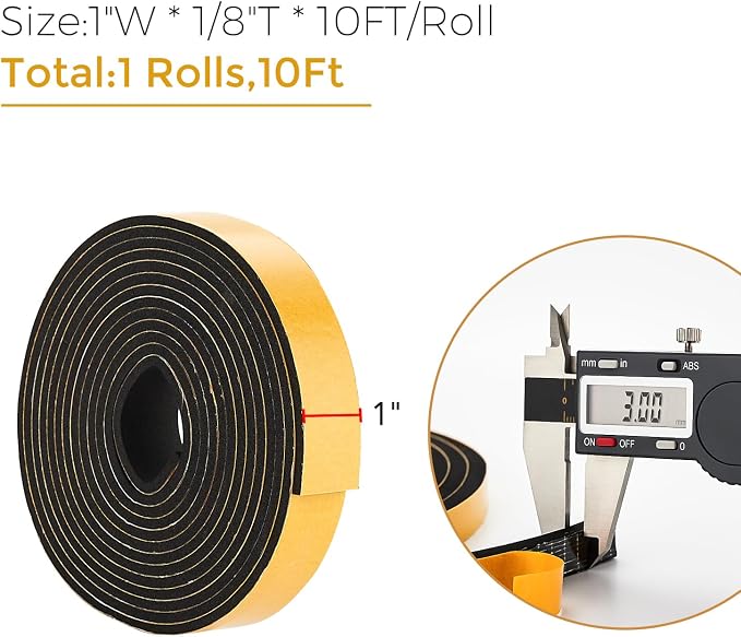 10 Feet Weather Stripping Door Seal, Window Insulation - Image 3