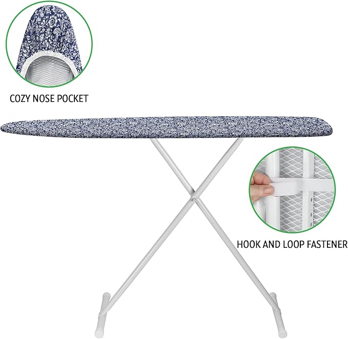 Ironing Board Cover and Pad 15x54 Inch Standard Ironing Board Cover - Image 5
