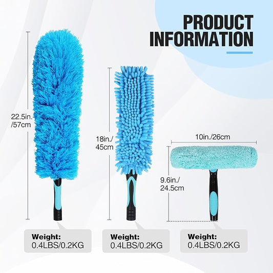 Lineslife Cobweb Duster, Washable Cleaning Duster Kit - Image 2
