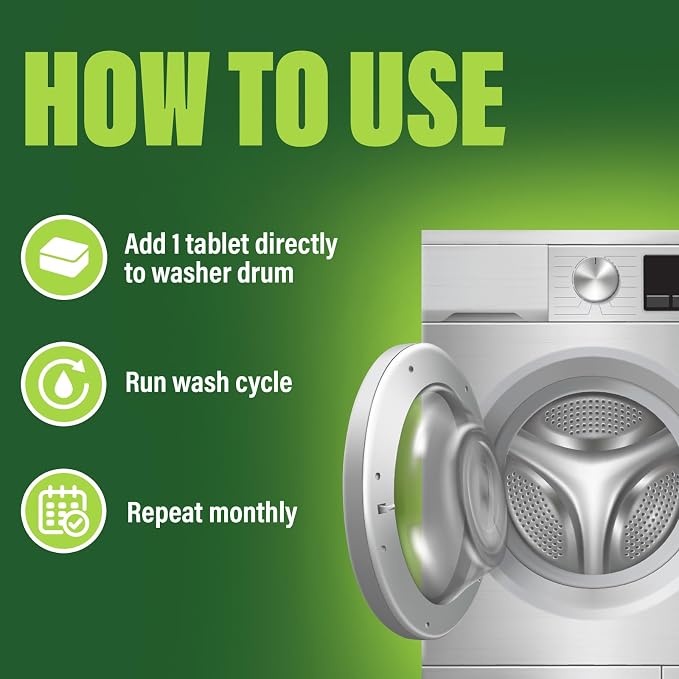 Green Gobbler Washing Machine Cleaner Tablets - Image 7